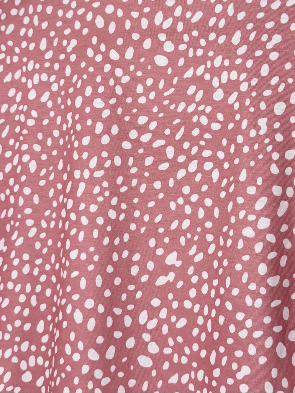 Romanstii Pintuck V-Neck Top Pink Polka Dot NWT - Picture 7 of 9